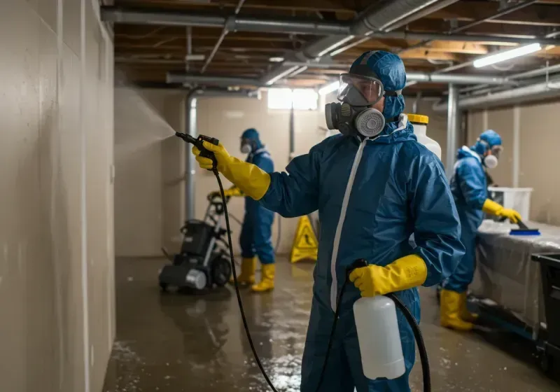 Basement Sanitization and Antimicrobial Treatment process in Belton, TX